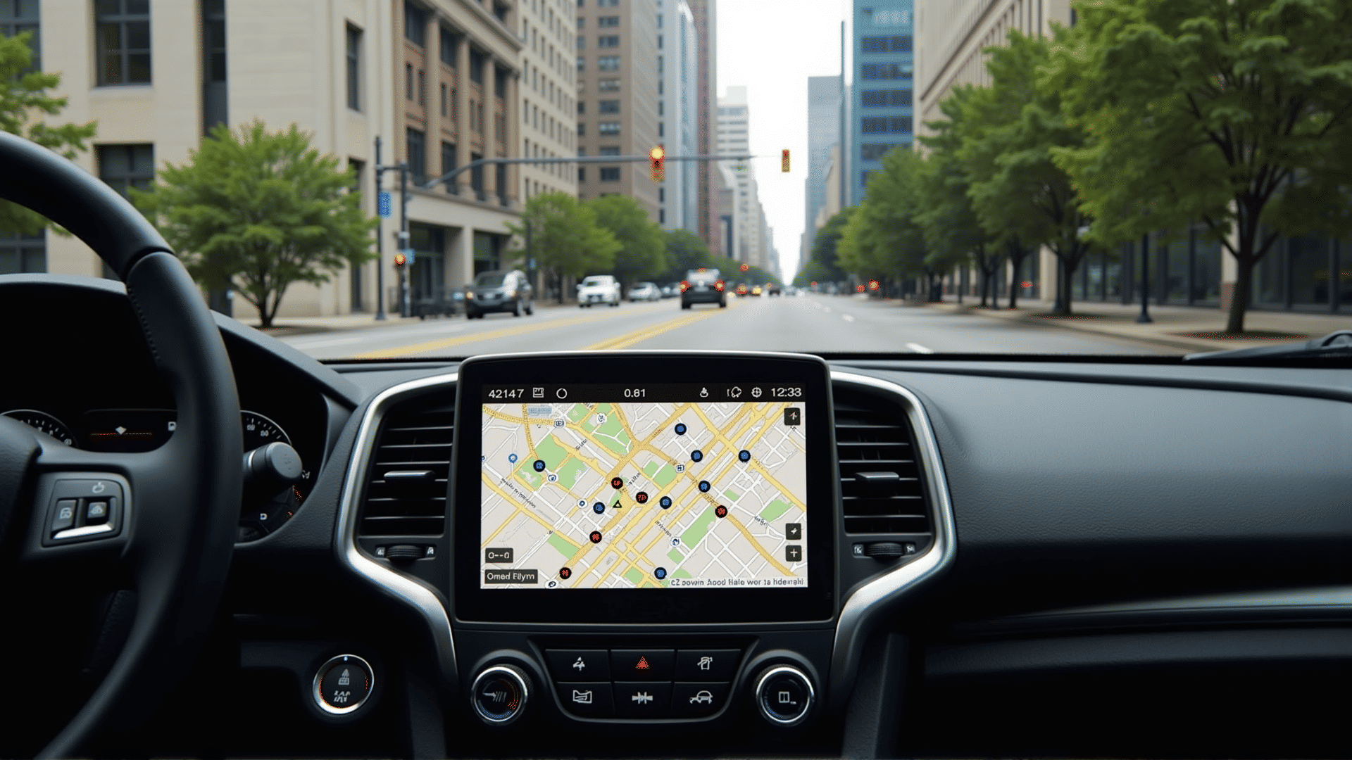 Real-time vehicle tracking display